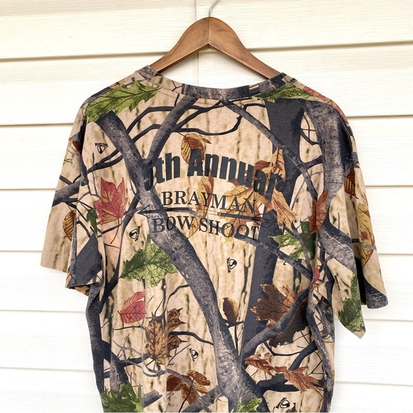 Wood’n Trail Classic Fit Camo Tee Bow Shoot Hunting XL (J) - Picture 2 of 6